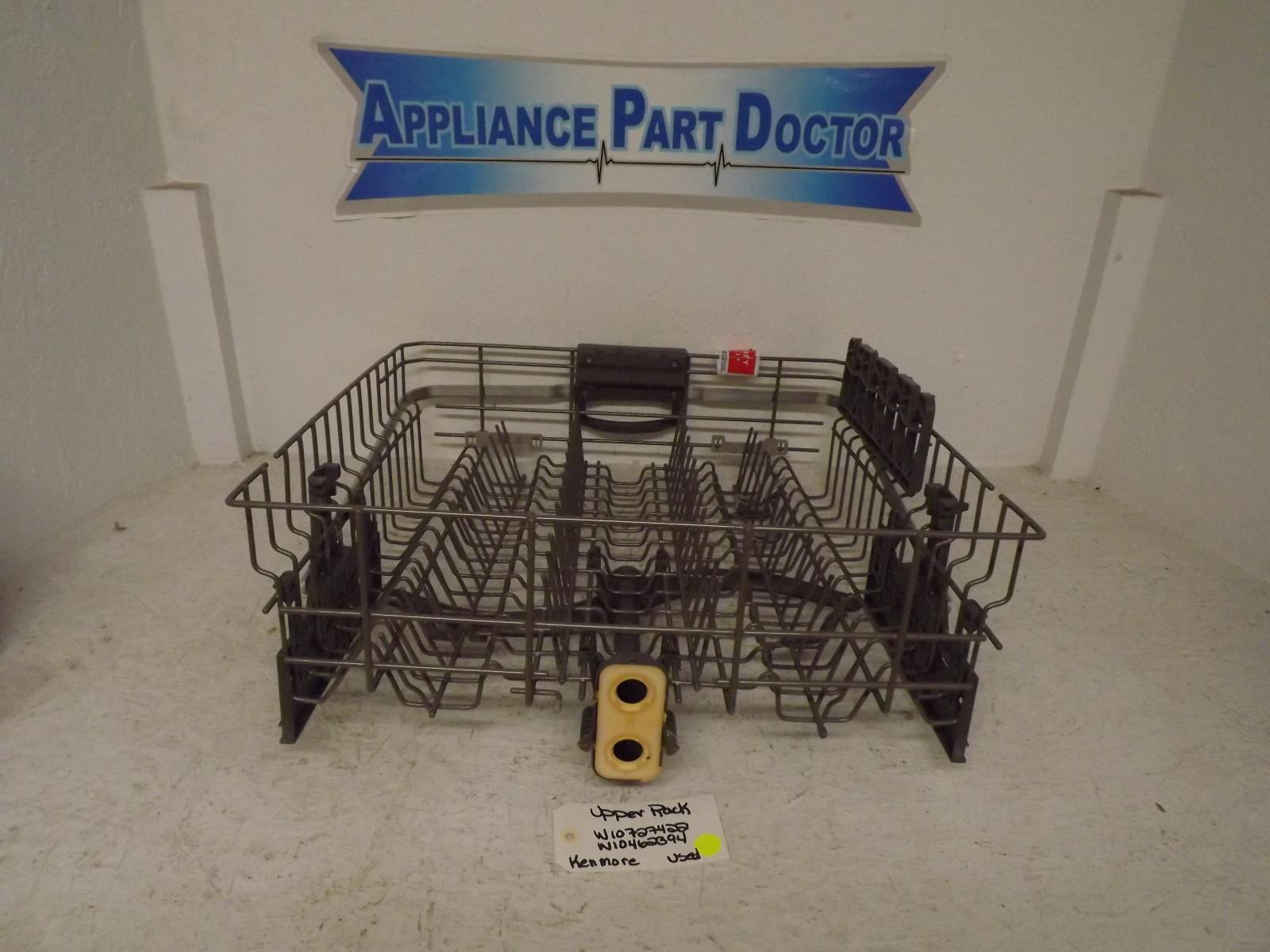 Kenmore Dishwasher W10727422 W10462394 Upper Rack Used Kenmore Dishwasher W10727422 W10462394 Upper Rack Used